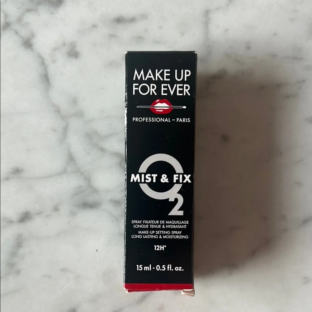 Makeup Forever Black Setting Spray for Flawless Finish